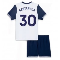 Camisa de Futebol Tottenham Hotspur Rodrigo Bentancur #30 Equipamento Principal Infantil 2024-25 Manga Curta (+ Calças curtas)